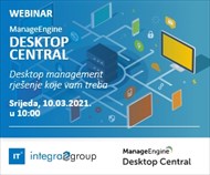 Najavljujemo Integra Group - Desktop Central webinar
